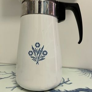 Corning ware 9 cup coffee percolator with parts